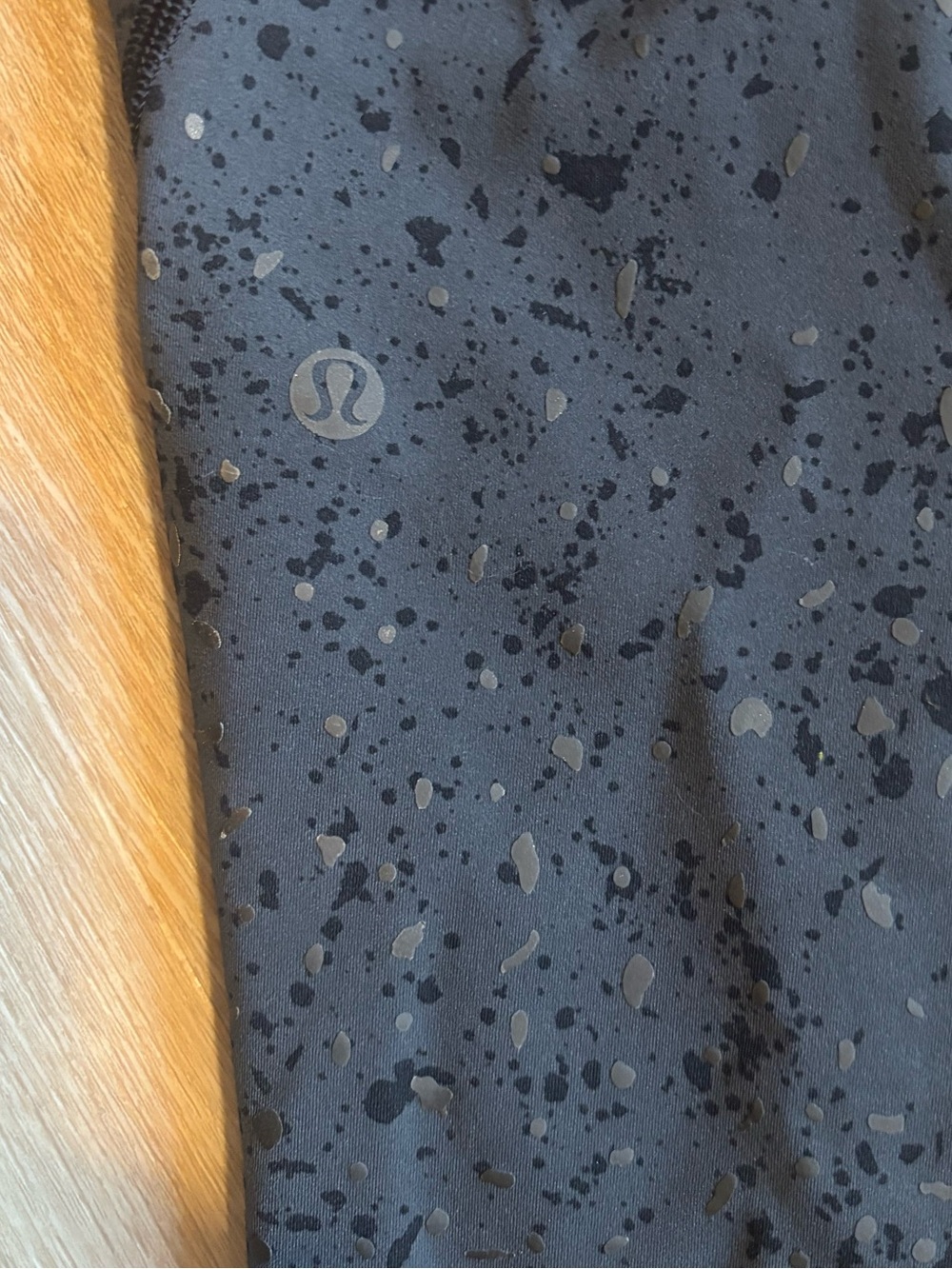 Gray High-Waist speckled Leggings - Picture 3 of 5